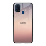 Golden Mauve Samsung Galaxy M31 Prime Glass Back Cover Online