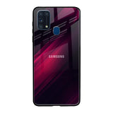 Razor Black Samsung Galaxy M31 Prime Glass Back Cover Online