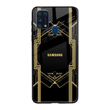 Sacred Logo Samsung Galaxy M31 Prime Glass Back Cover Online