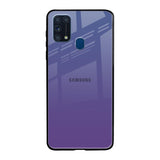 Indigo Pastel Samsung Galaxy M31 Prime Glass Back Cover Online