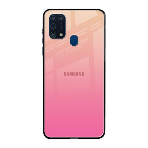 Pastel Pink Gradient Samsung Galaxy M31 Prime Glass Back Cover Online