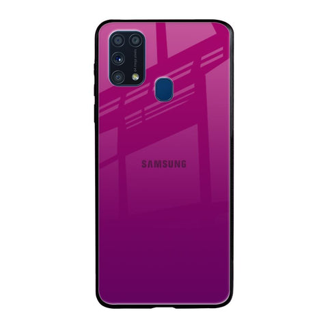 Magenta Gradient Samsung Galaxy M31 Prime Glass Back Cover Online