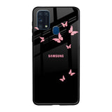Fly Butterfly Samsung Galaxy M31 Prime Glass Back Cover Online
