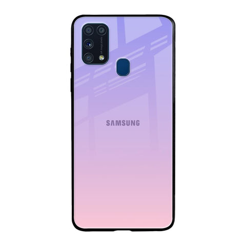 Lavender Gradient Samsung Galaxy M31 Prime Glass Back Cover Online