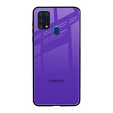 Amethyst Purple Samsung Galaxy M31 Prime Glass Back Cover Online