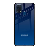 Very Blue Samsung Galaxy M31 Prime Glass Back Cover Online