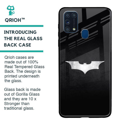 Super Hero Logo Glass Case for Samsung Galaxy M31 Prime