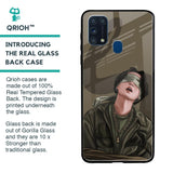 Blind Fold Glass Case for Samsung Galaxy M31 Prime
