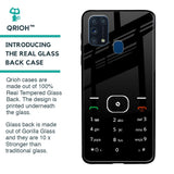Classic Keypad Pattern Glass Case for Samsung Galaxy M31 Prime