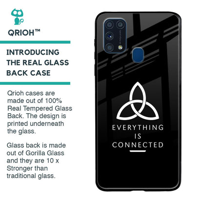 Everything Is Connected Glass Case for Samsung Galaxy M31 Prime