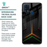 Modern Ultra Chevron Glass Case for Samsung Galaxy M31 Prime