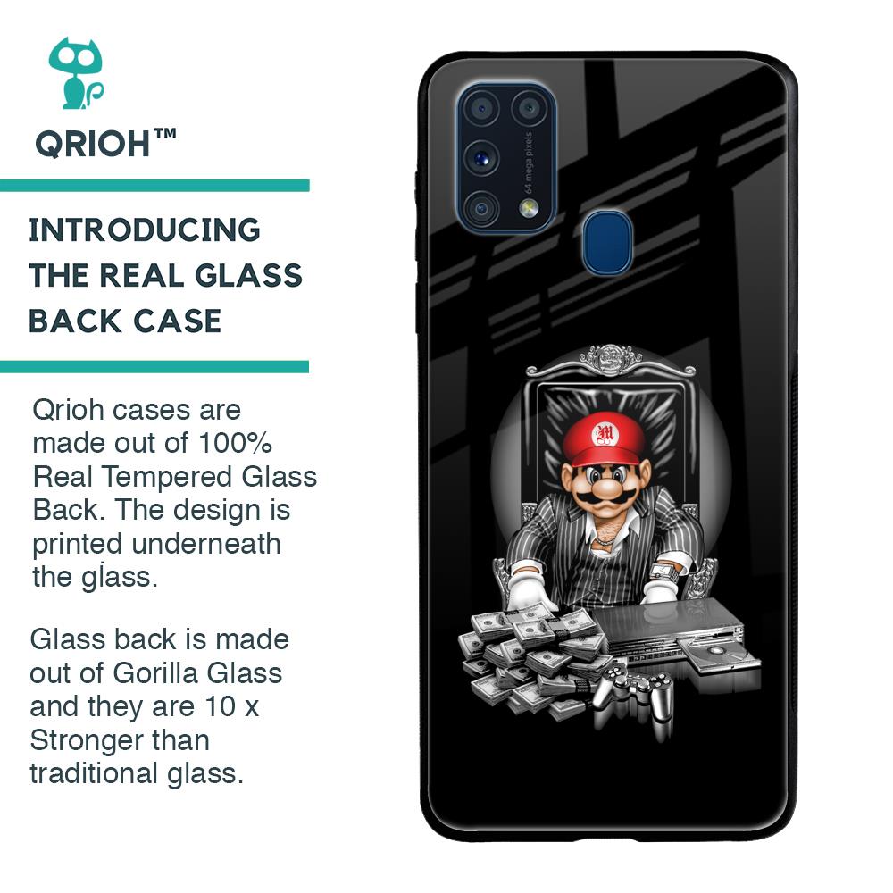 Dark Secret Glass Case for Samsung Galaxy M31 Prime