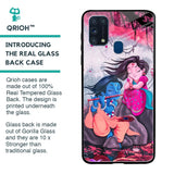 Radha Krishna Art Glass Case for Samsung Galaxy M31 Prime