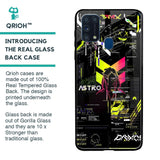 Astro Glitch Glass Case for Samsung Galaxy M31 Prime