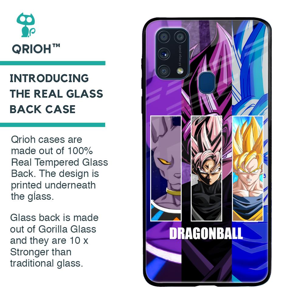 DGBZ Glass Case for Samsung Galaxy M31 Prime