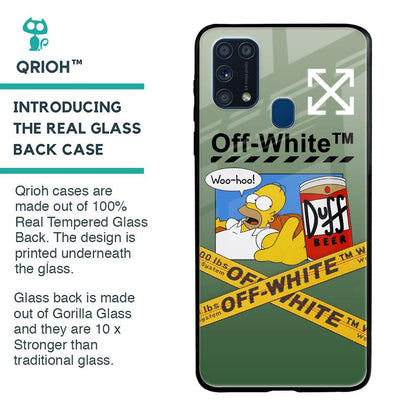 Duff Beer Glass Case for Samsung Galaxy M31 Prime