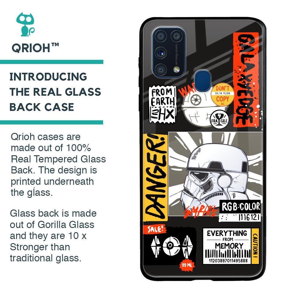 Galaxy Edge Glass Case for Samsung Galaxy M31 Prime