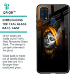 Ombre Krishna Glass Case for Samsung Galaxy M31 Prime