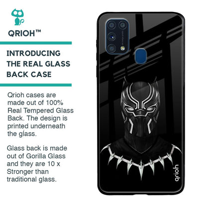 Dark Superhero Glass Case for Samsung Galaxy M31 Prime