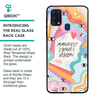 Vision Manifest Glass Case for Samsung Galaxy M31 Prime