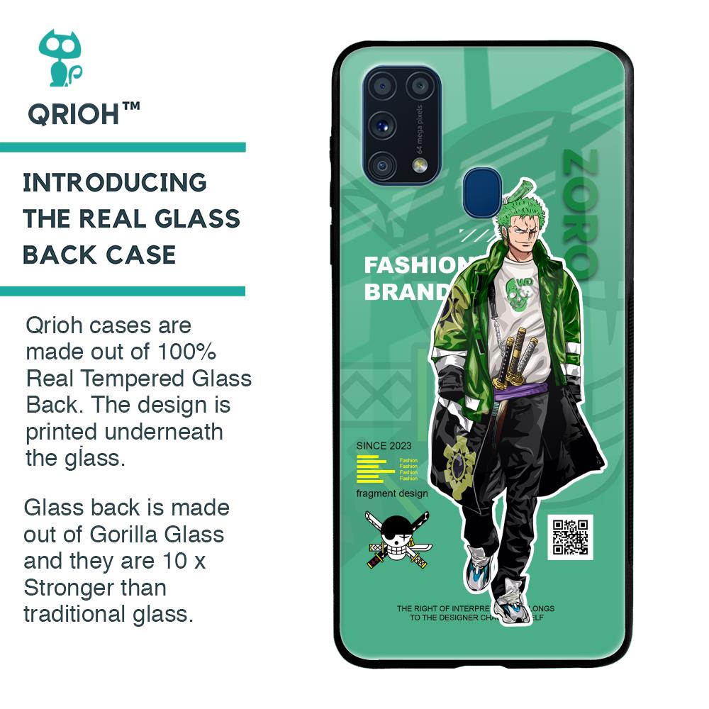 Zoro Bape Glass Case for Samsung Galaxy M31 Prime