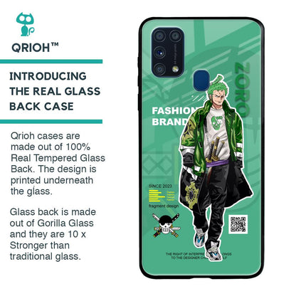 Zoro Bape Glass Case for Samsung Galaxy M31 Prime