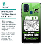 Zoro Wanted Glass Case for Samsung Galaxy M31 Prime