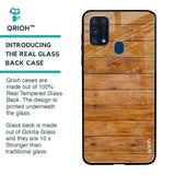 Timberwood Glass Case for Samsung Galaxy M31 Prime