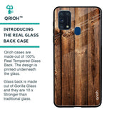 Timber Printed Glass case for Samsung Galaxy M31 Prime
