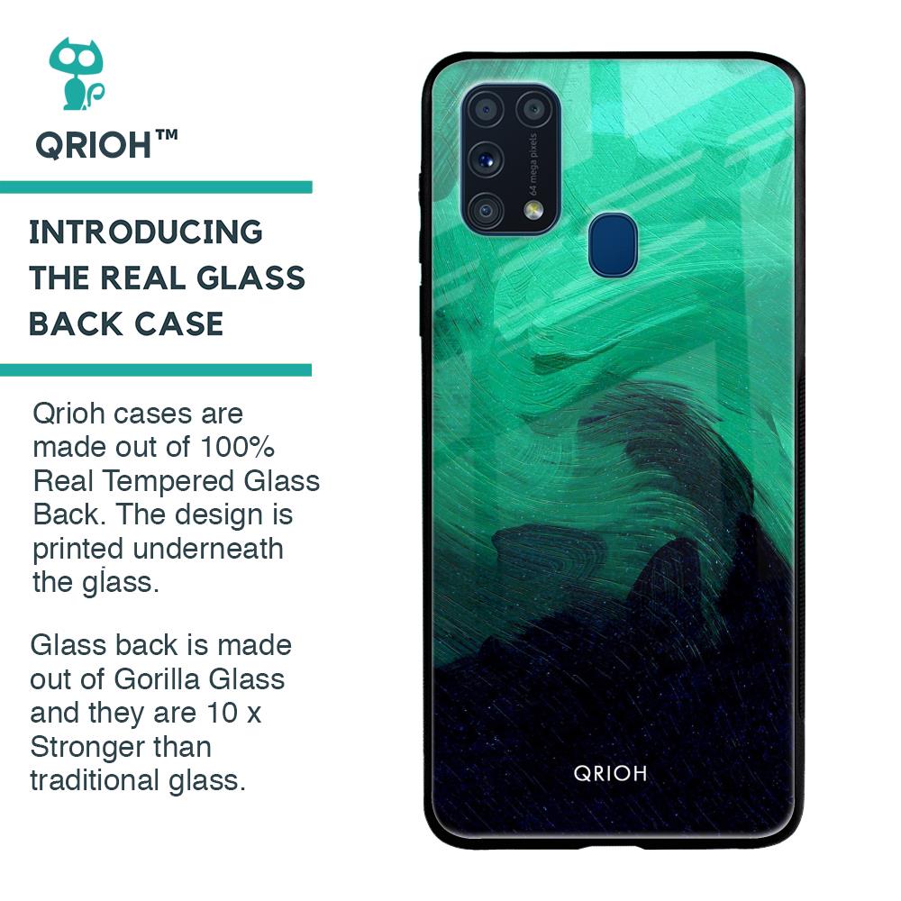 Scarlet Amber Glass Case for Samsung Galaxy M31 Prime