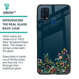 Small Garden Glass Case For Samsung Galaxy M31 Prime