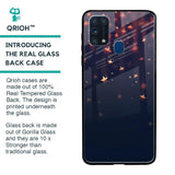 Falling Stars Glass Case For Samsung Galaxy M31 Prime