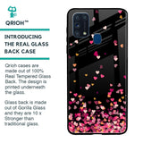 Heart Rain Fall Glass Case For Samsung Galaxy M31 Prime