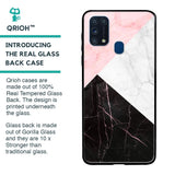 Marble Collage Art Glass Case For Samsung Galaxy M31 Prime