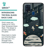 Astronaut Dream Glass Case For Samsung Galaxy M31 Prime