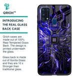 Techno Color Pattern Glass Case For Samsung Galaxy M31 Prime