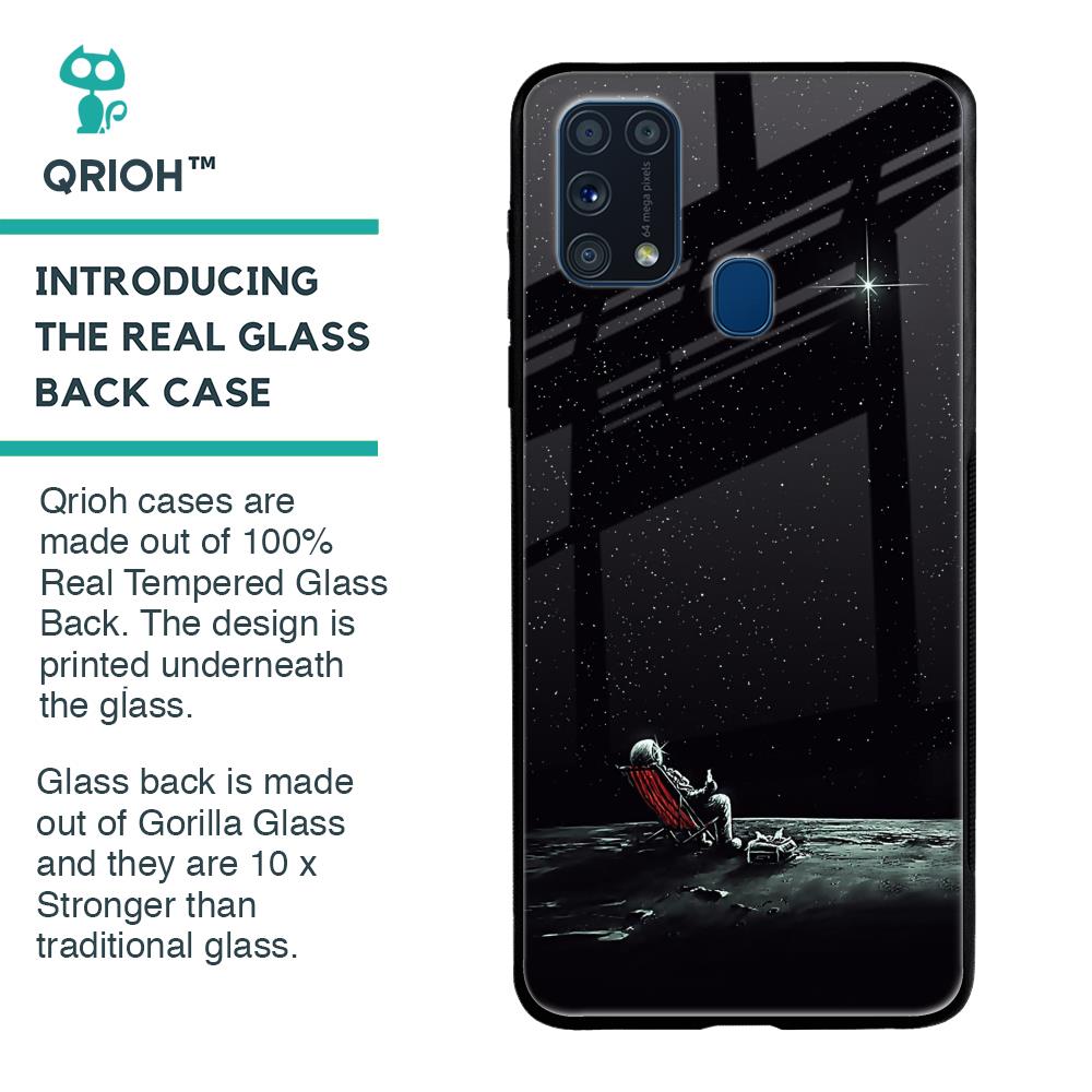 Relaxation Mode On Glass Case For Samsung Galaxy M31 Prime