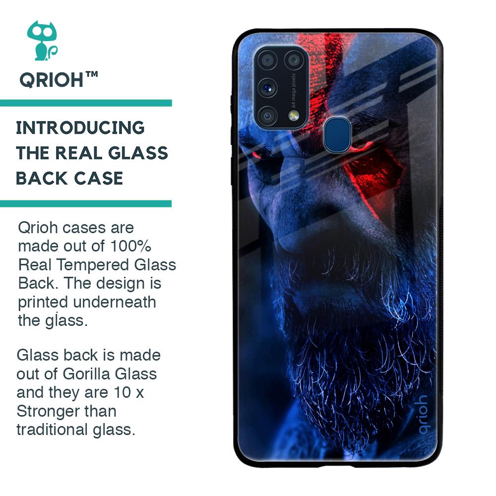 God Of War Glass Case For Samsung Galaxy M31 Prime