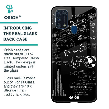 Funny Math Glass Case for Samsung Galaxy M31 Prime