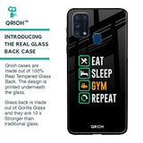Daily Routine Glass Case for Samsung Galaxy M31 Prime