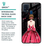 Fashion Princess Glass Case for Samsung Galaxy M31 Prime