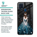 Queen Of Fashion Glass Case for Samsung Galaxy M31 Prime