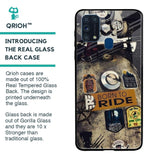 Ride Mode On Glass Case for Samsung Galaxy M31 Prime