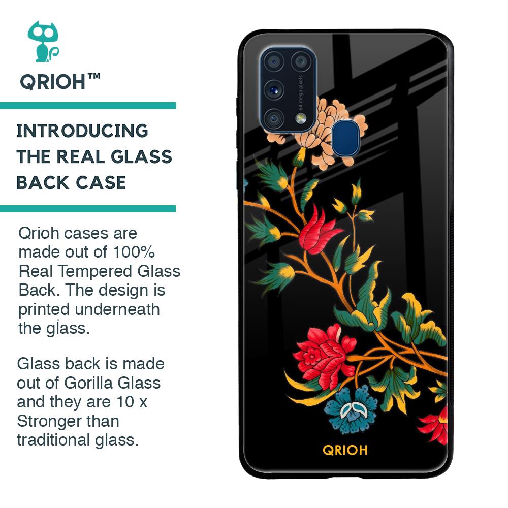 Dazzling Art Glass Case for Samsung Galaxy M31 Prime