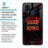 Royal King Glass Case for Samsung Galaxy M31 Prime