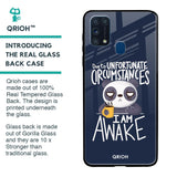 Struggling Panda Glass Case for Samsung Galaxy M31 Prime