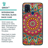 Elegant Mandala Glass Case for Samsung Galaxy M31 Prime