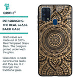 Luxury Mandala Glass Case for Samsung Galaxy M31 Prime