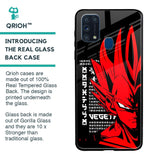 Red Vegeta Glass Case for Samsung Galaxy M31 Prime