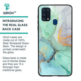 Green Marble Glass case for Samsung Galaxy M31 Prime